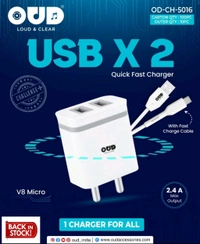OUD Power Port (OD-CH-5016) Micro USB Charger 