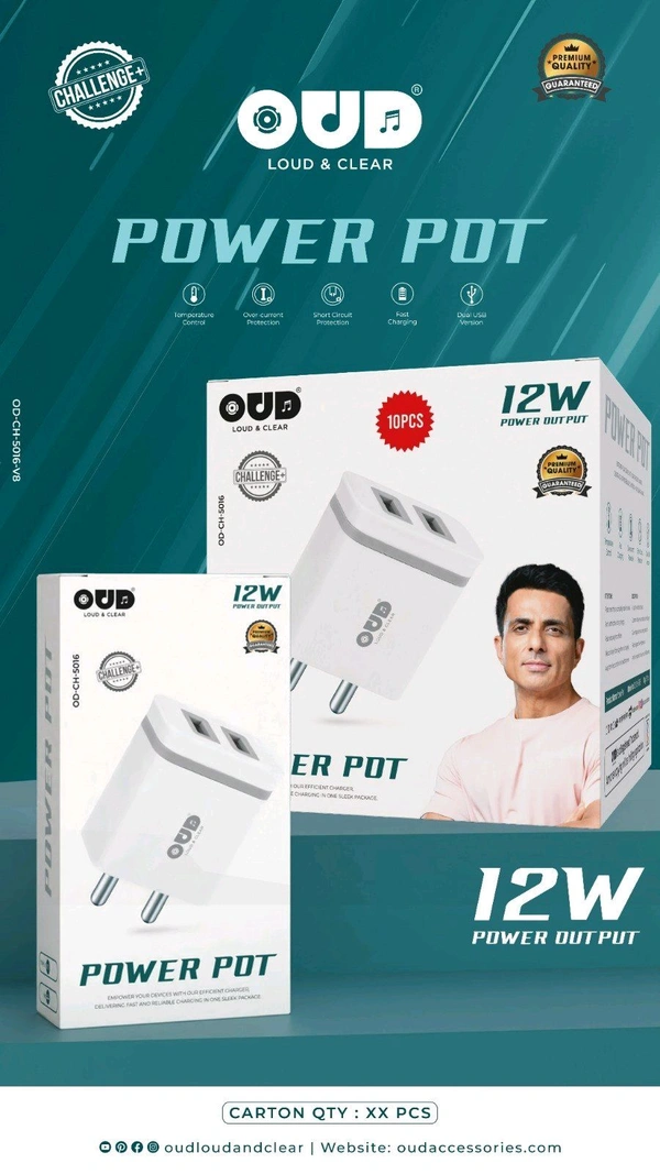 OUD Power Port (OD-CH-5016) Micro USB Charger 