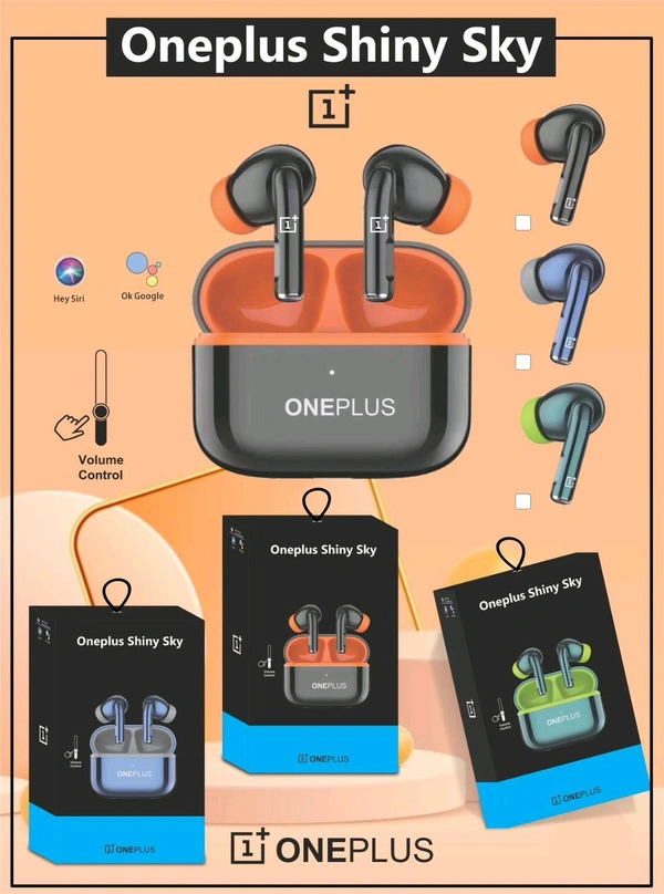 OnePlus Nirvana Shiny All Shiny ✨ Earbuds + Volume Up Down