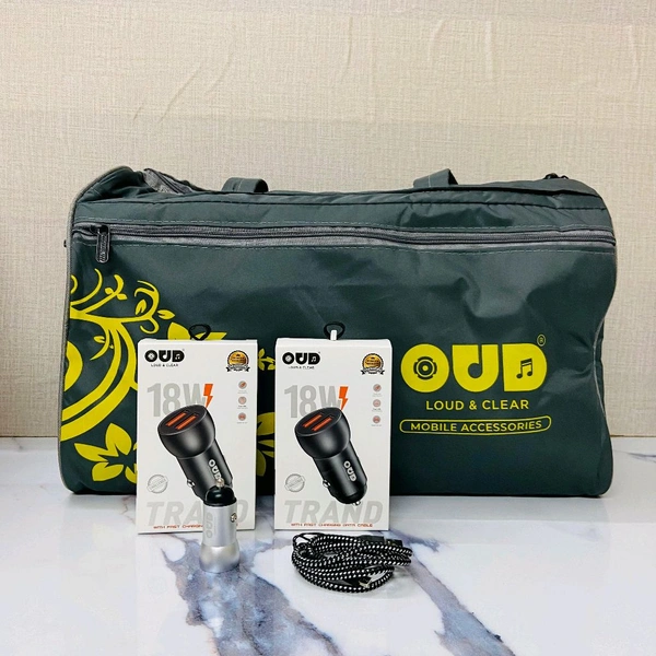 New OUD Trand 18W Micro Usb Cable Double Port Car Charger (Buy 20 pcs Get 1 Bag 🆓 Free)