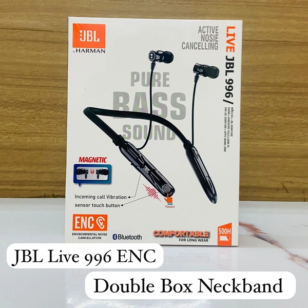 JBL Live (996) 💯% Og Neckband Full Vibration+ Touch+ Magnetic 🧲 On Off