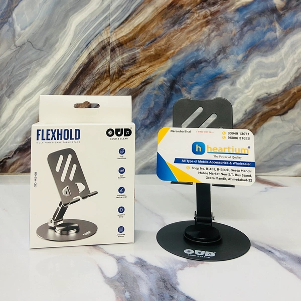 OUD FLEXHOLD OD-MS-68 Metal Body 360° Rotatable Stand 
