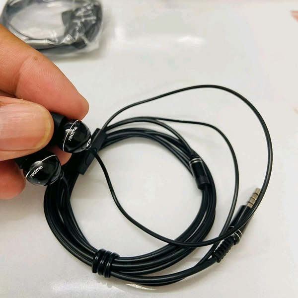  Realme Metal Mic HF 💯% Og Leather Pouch 1by1 Pack