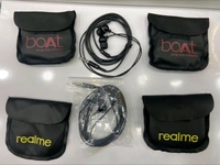 Boat Metal Mic HF 💯% Og Leather Pouch 1by1 Pack