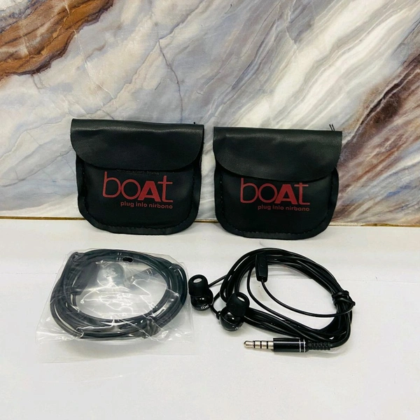 Boat Metal Mic HF 💯% Og Leather Pouch 1by1 Pack