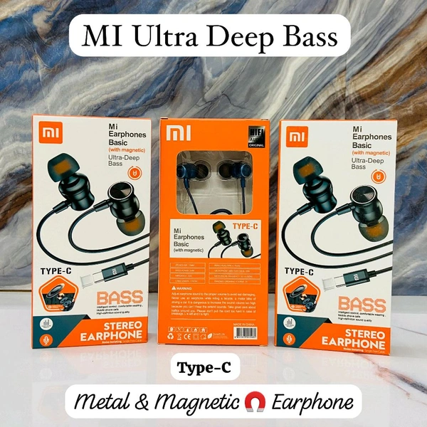 Mi Type-C Ultra Deep Bass Metal & Megantic Earphone 