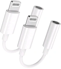 Iphone  Lightning to Headphone 3.5 Jack Adapter With Pop Up Window ForiP7/8/X/XS/Xr/11/11 pro max /12/12Pro Max/13/13Pro Max
