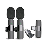 K9 Dual Wireless Clip Microphone Type C & Lightning