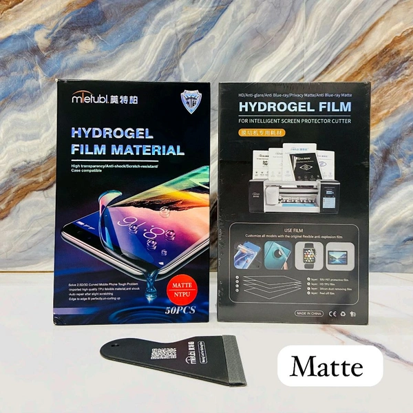 Mietubl Matte Hydrogel Film Material Screen Protector Sheet (Size 180*120mm) (Pack Of 50)