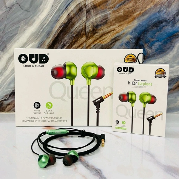 OUD OD-HF-1159 Stereo Music 🎵 High Quality Powerful Sound Earphone 