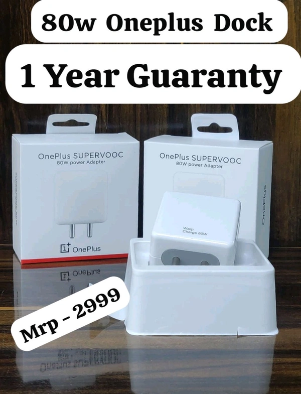 Oneplus 80W Dock Super Vooc 1year Warranty 