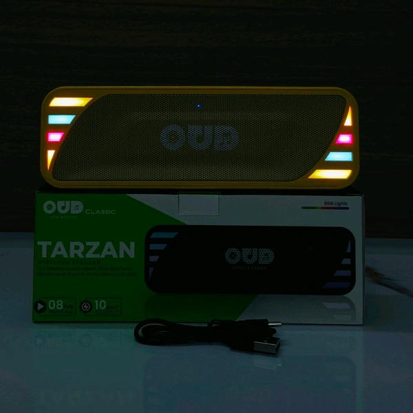 OUD Tarzan 10Watt RGB Light Wireless Bluetooth Speaker 🔊