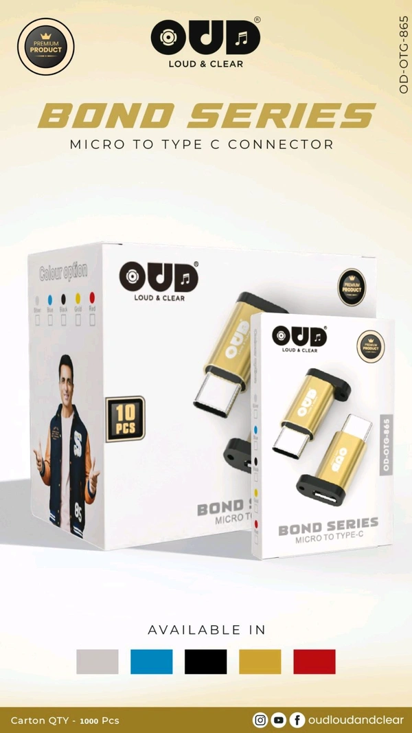 New OUD Bond Series Micro To Type-C OTG