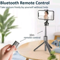 New R1-L Bluetooth Selfie Stick ABS+Stainless Steel Big Size 