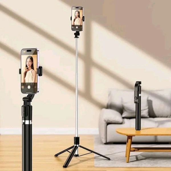 New R1-L Bluetooth Selfie Stick ABS+Stainless Steel Big Size 