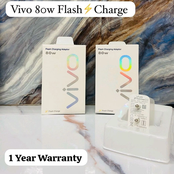Vivo 80w Adapter Flash Charger 1year Warranty 