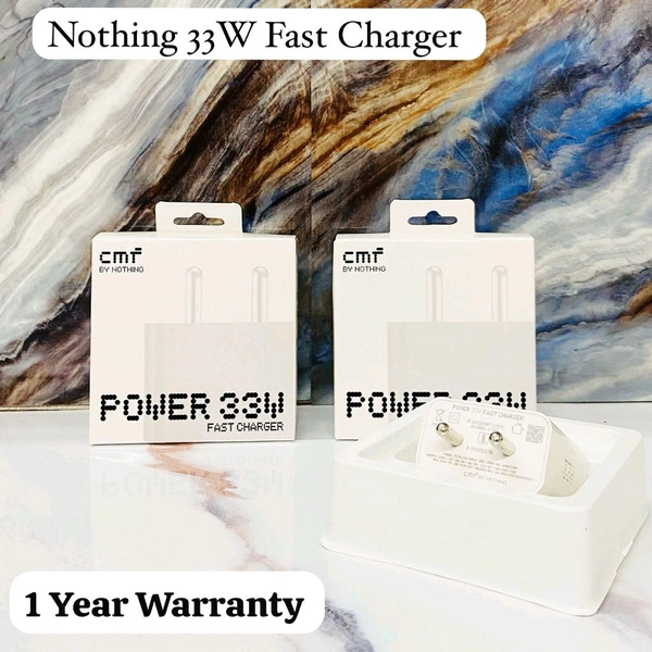 New Nothing 33W 💯% Og Quality Fast charger 1 Year Warranty 