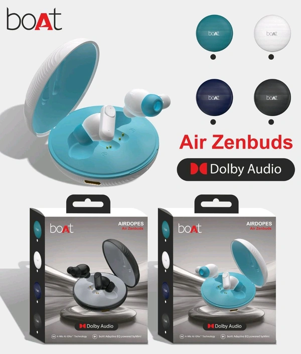 Boat Zenbuds Dolby Audio Perfect Fit Earbuds 💯% Og Quality 