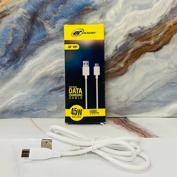 New AT-Power AT-101 45W High Speed Data Charging Type-C Cable 