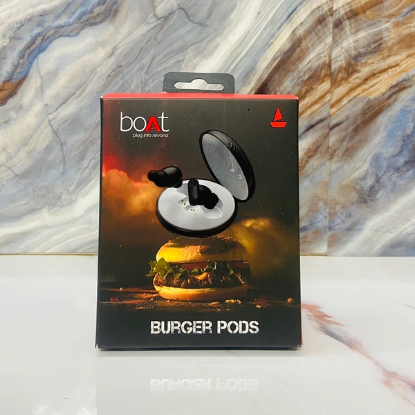 Boat BurgerPods Dolby Audio Perfect Fit Earbuds 💯% Og Quality 