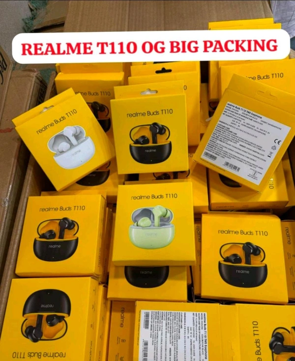 Realme Buds T110 Og Quality Super Sound Multi Colour Earbuds 