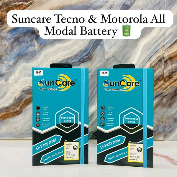 Suncare Marvellous Series TECNO & Motorola Android Modal Battery 🔋 Li-polymer  - 30-UT