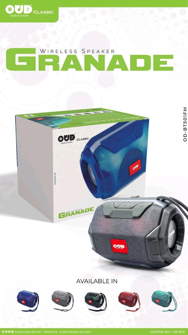 OUD Grande OD-BT501Fm Wireless Bluetooth Speaker 🔊