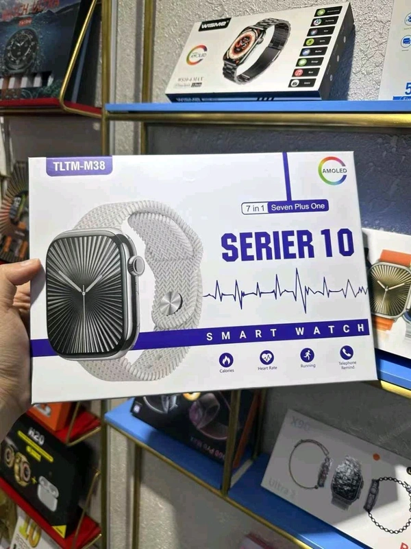 New Series 10 Big Display 7 Belt Smart Watch Amoled Display 