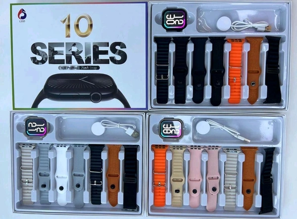New Series 10 Big Display 7 Belt Smart Watch Amoled Display 