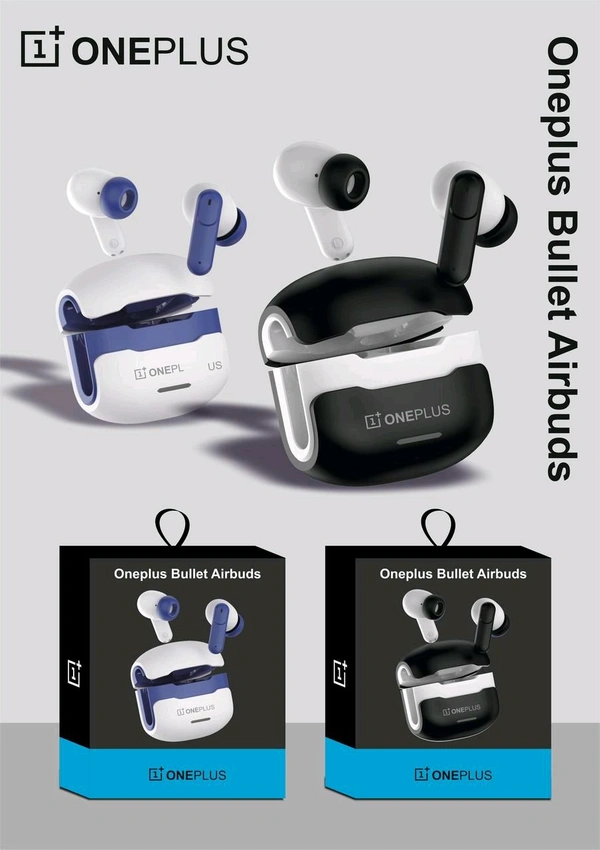 OnePlus Bullet Airbuds Magnetic 🧲 Ear Extra Bass Sound