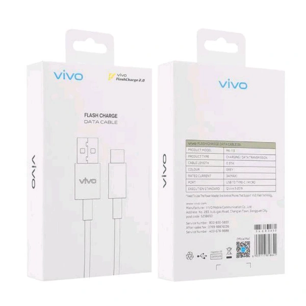 New Vivo 44W  Flash⚡️Charge Cable 💯% Og Quality 