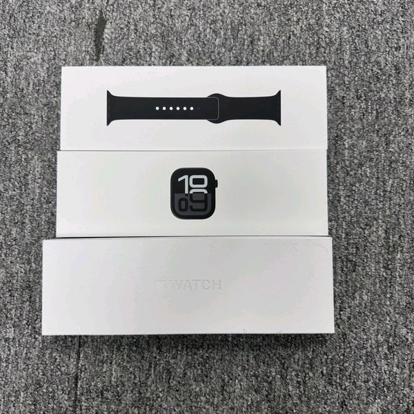 New Series 10 Apple Logo Double Strap Amoled Display Smart Watch Premium Quality 