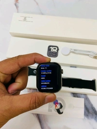 New Series 10 Apple Logo Double Strap Amoled Display Smart Watch Premium Quality 
