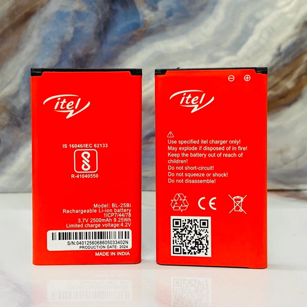 ITEL BL-25BI 2500mAh Battery 💯% Og Genuine Quality [1YEAR WARRANTY]