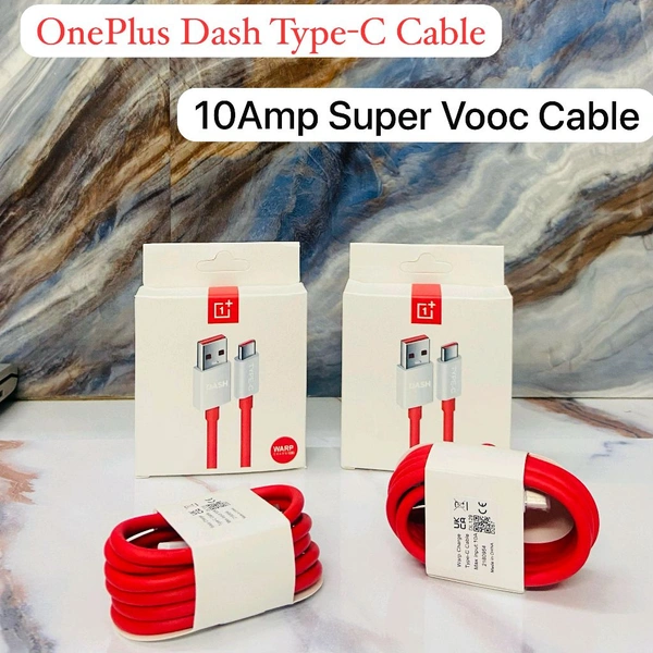 Oneplus Dash Warp Charge 10Amp Type-C Cable 💯% Og Cable Box Packing 