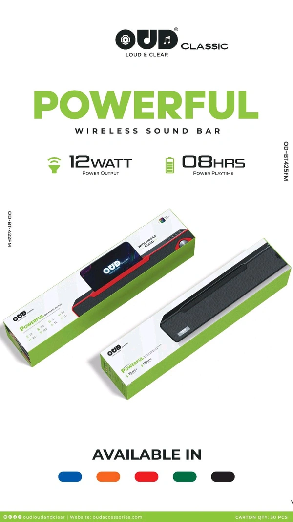 New Powerful 12Watt Wireless Bluetooth Soundbar Speaker 🔊
