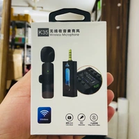 K35 Single Wireless Microphone For 3.5mm Supported Devices (1:2 Microphone)