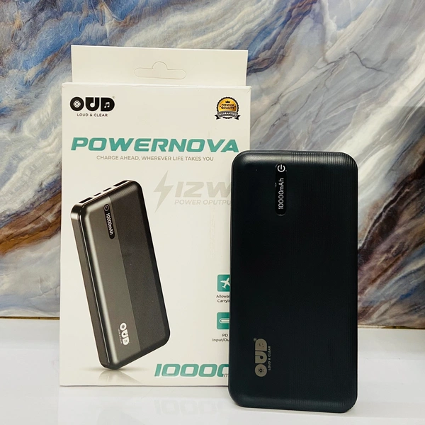 OUD  New PowerNova 10000mAh Power Bank With 6 Month Warranty 