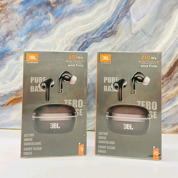 JBL  New WindPods Pure Extra Bass Sound Quality Earbuds Big Box Multi Colour 