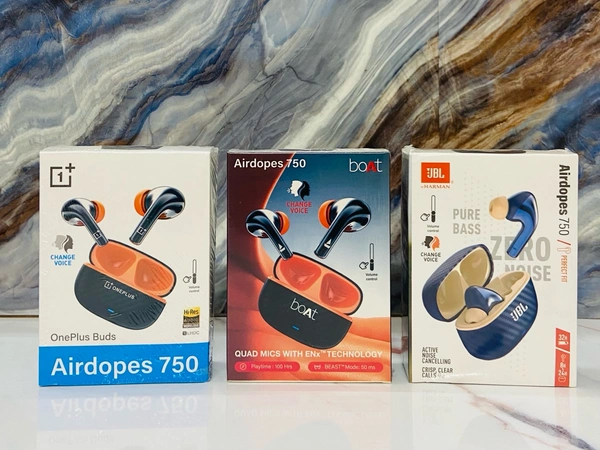 Boat  New Earbuds 750 Voice Changer + Volume Controller Multi Colour Super Sound Quality 