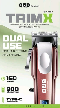 OUD  New TR-1 Trimexpert Dual Use 1.5 Hrs Battery Use Trimmer 