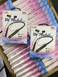 Boat  New Rafel Full Vibration & Metal & Magnet 🧲 Ear+ Magnetic 🧲 on off Bass Sound Neckband 