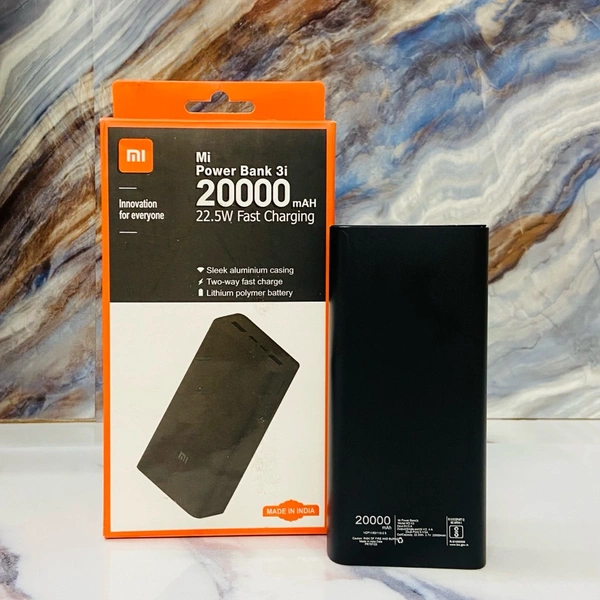 Mi Power Bank 3i 20000mAh 22.5 W Fast Charging Metal Body 1 Year Warranty 