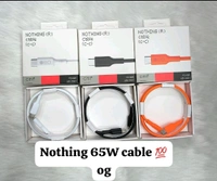 Nothing 65W 💯% Og Quality Cable Type-C To Ty-C Port Multi Coloure 
