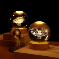 New 3D Galaxy Crystal Night Lamp 