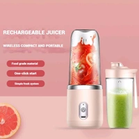 Portable Electric Juicer Blender – USB Rechargeable, 4 Blades, 520ml, 40W Powerful Motor for Smoothies & Juices 