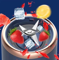 Portable Electric Juicer Blender – USB Rechargeable, 4 Blades, 520ml, 40W Powerful Motor for Smoothies & Juices 