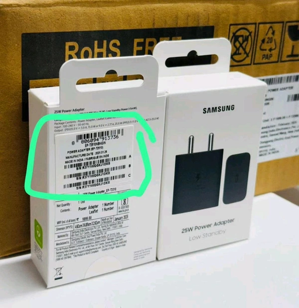 Samsung 25W  💯% Og Care Original Service Center Warranty 
