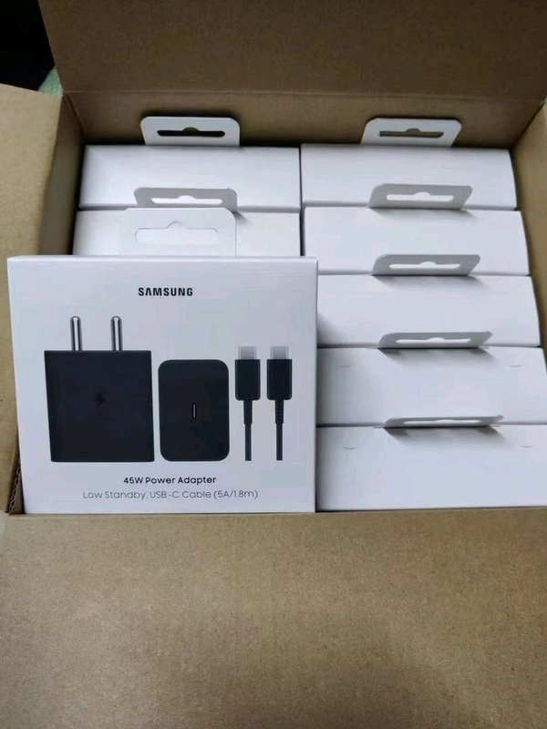 Samsung 45W TC 💯% Care Original Charger Service Center Warranty 