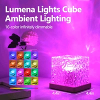 Projector Lights Ocean Wave, Romantic Warm Ocean Wave Water Night Light Projector 3D Water Wave Effect, Romantic LED Light Projector Projection Lamps Crystal Table Lamp for Bedroom Decor